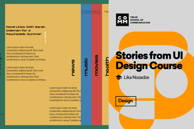 Stories from UI Design Course - Lika Nozadze